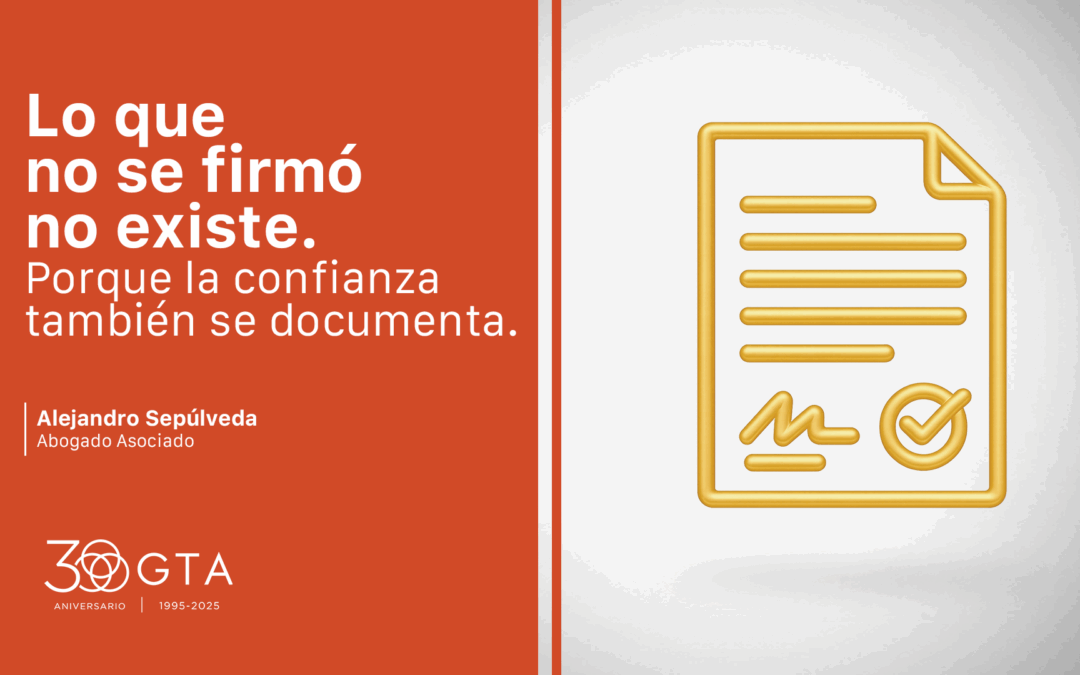 Las palabras convencen, pero los contratos protegen